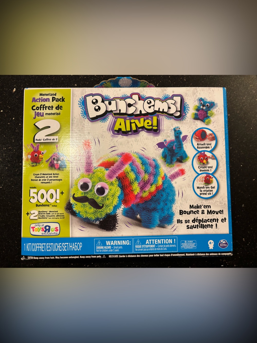 Bunchems! Alive! Motorized Action Pack - Multicolor Toy for ages 4+
